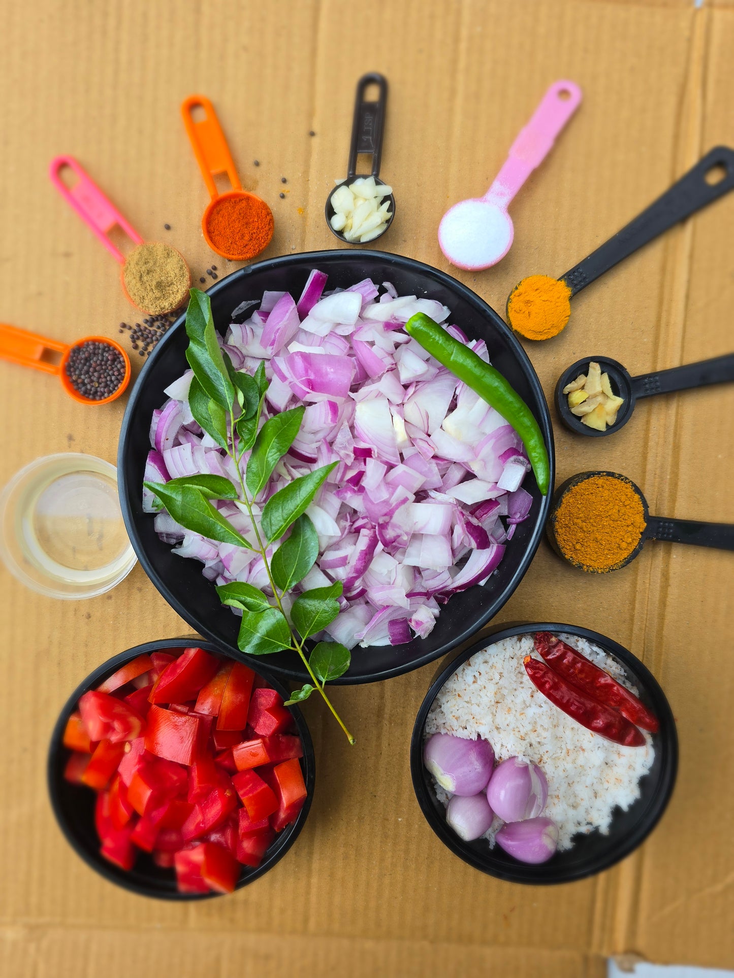 Egg Curry with all ingredients -Ideal for Four people - Q134