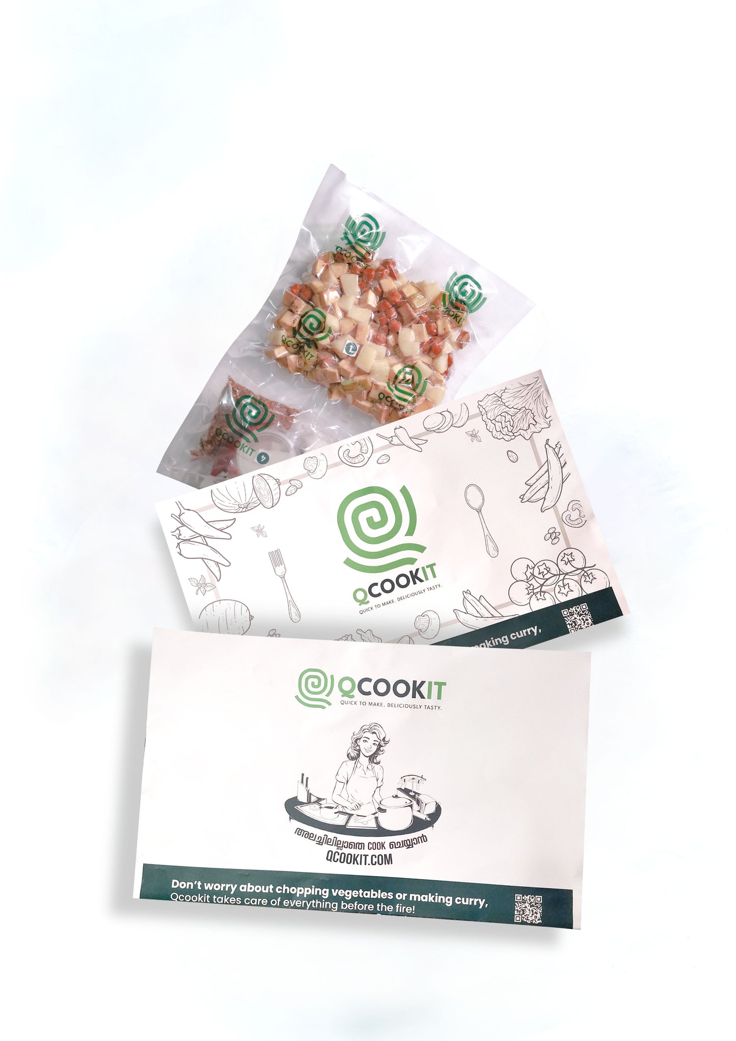 Koottucurry with all ingredients -Ideal for Four people -Ready To Cook - (4 Pax) - Q104