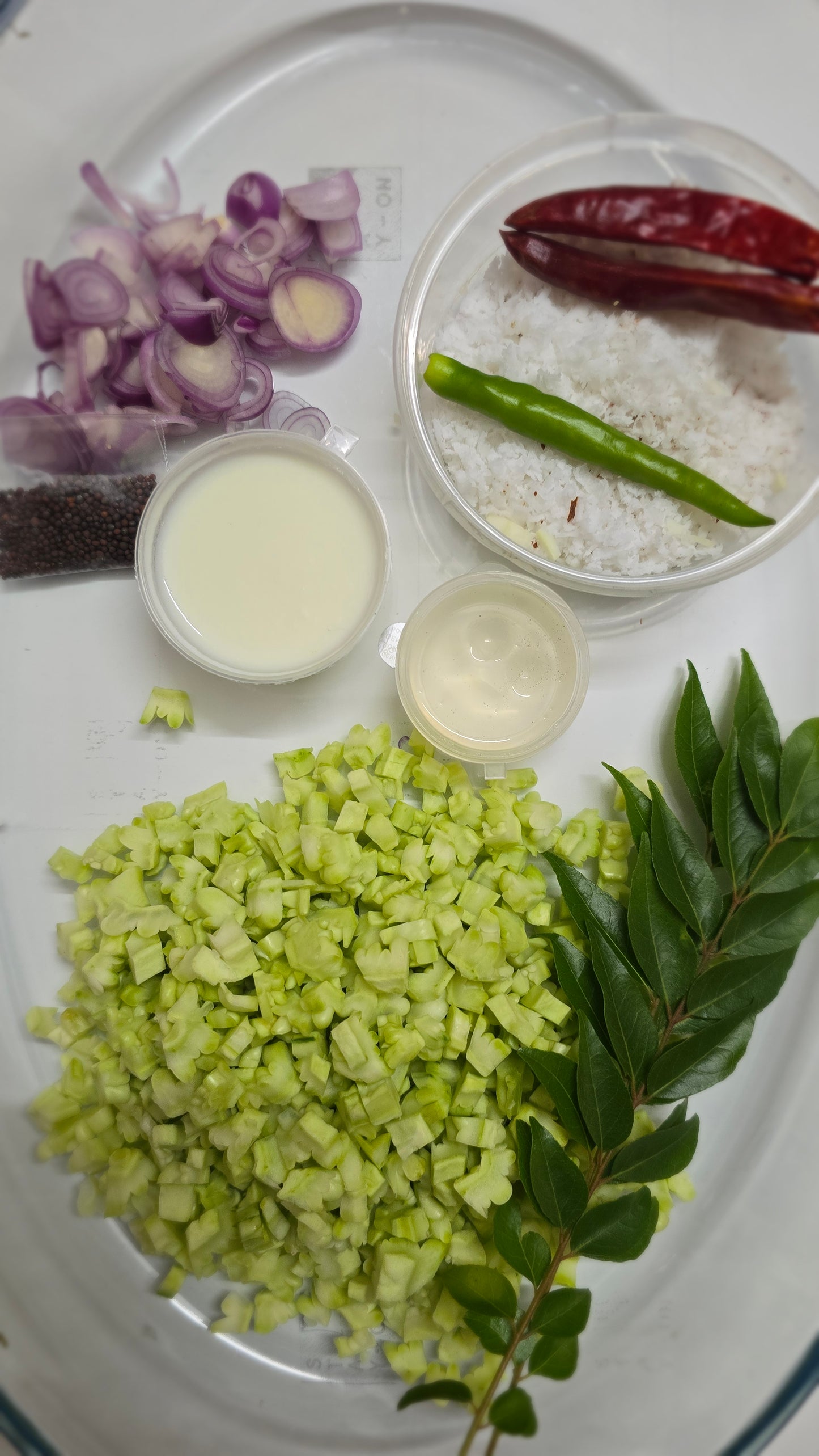 Pavakka Pachadi with all ingredients - Ready To Cook -Q162