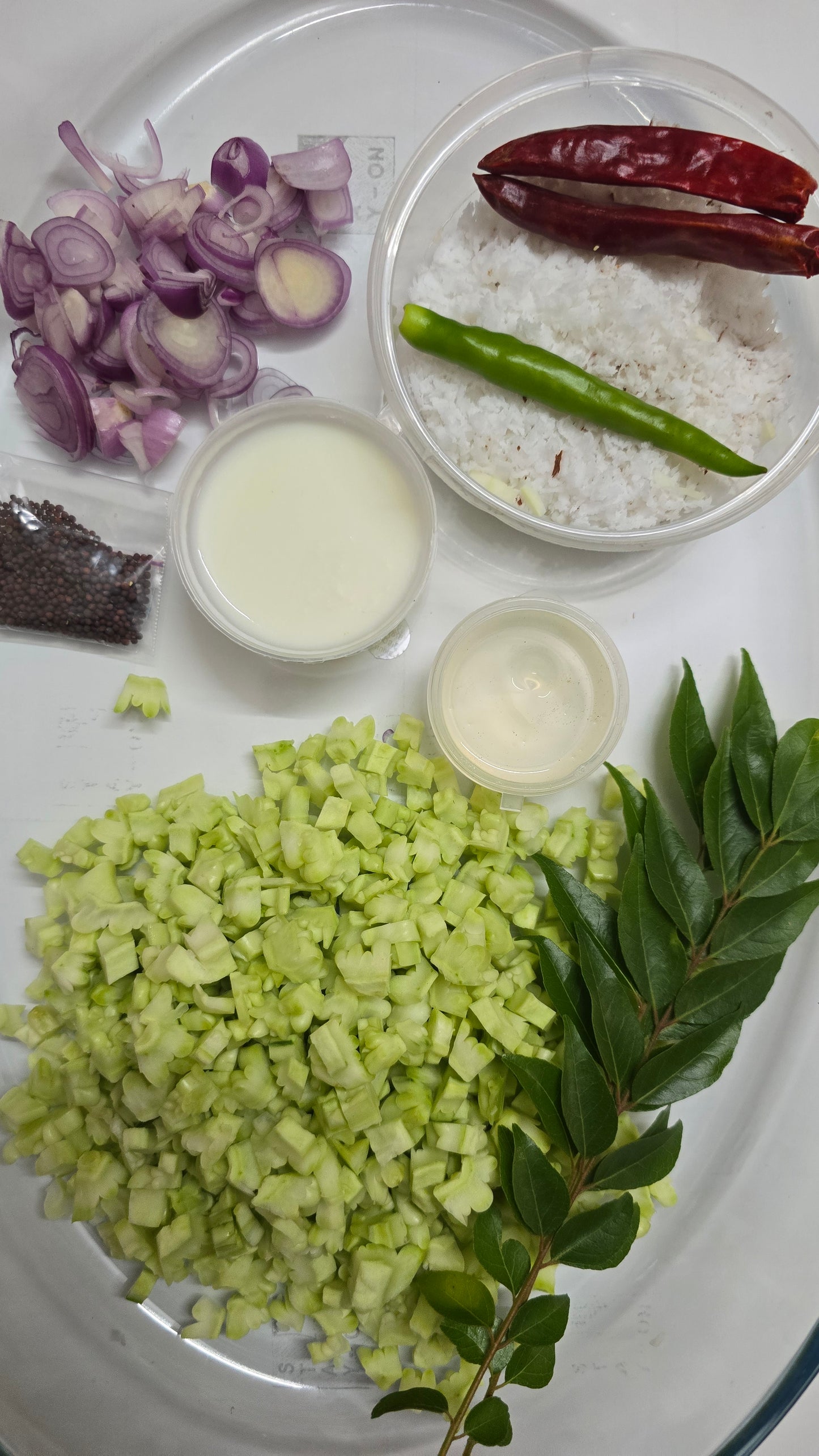 Pavakka Pachadi with all ingredients - Ready To Cook -Q162
