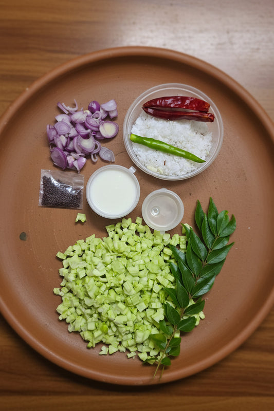 Pavakka Pachadi with all ingredients - Ready To Cook -Q162