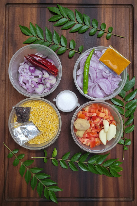 Parippu Curry  with all ingredients -Ideal for Four people - Q136