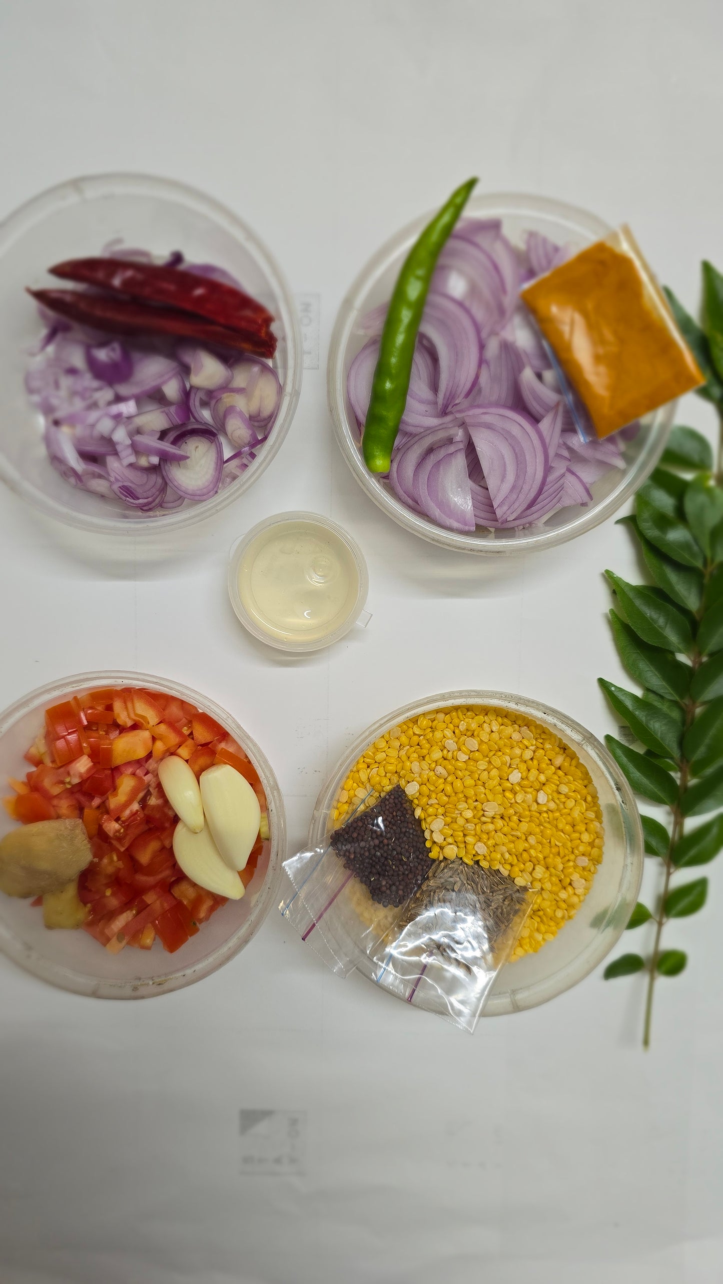 Parippu Curry  with all ingredients -Ideal for Four people - Q136