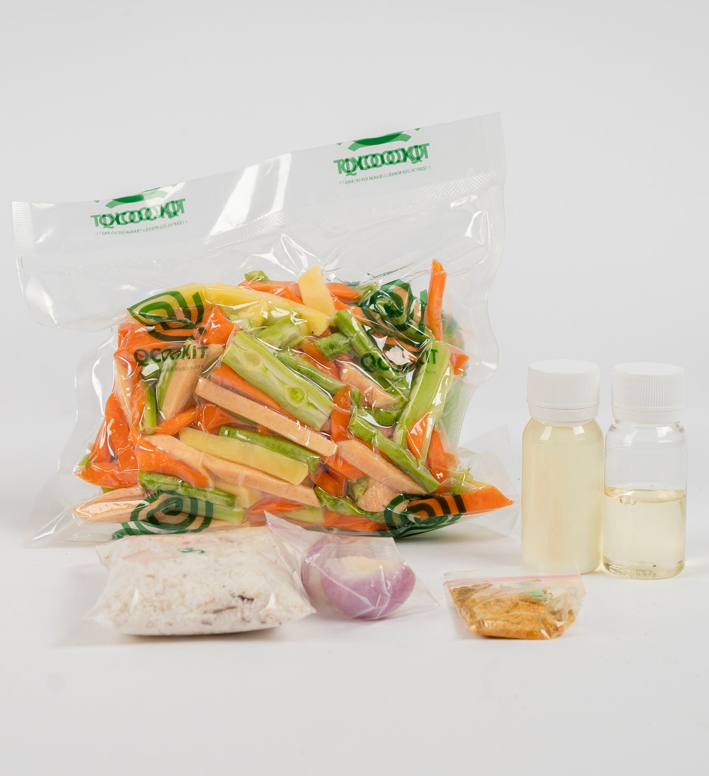 Fresh Aviyal Cut Vegetables with all ingredients -Ideal for Four people