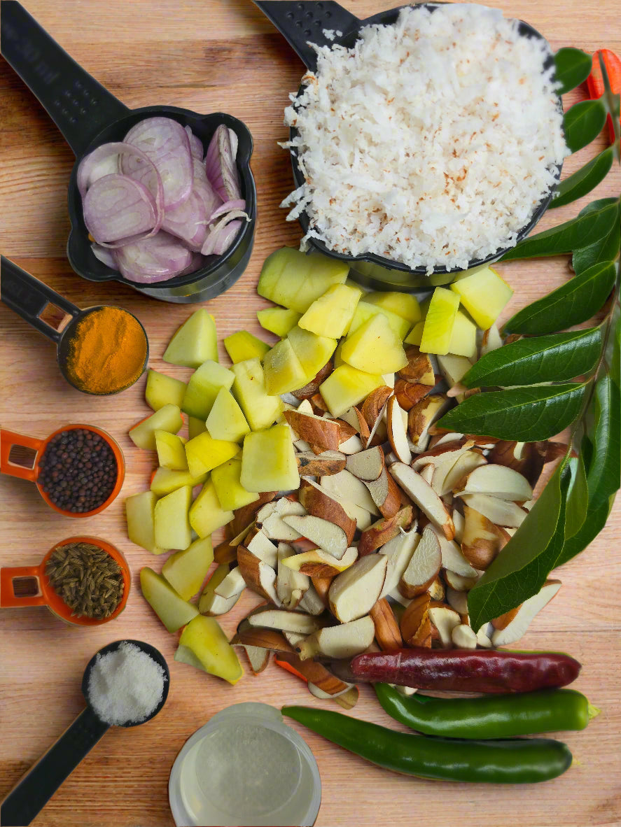 Chakkakuru Manga Curry Vegetables Cut with all ingredients - Ready To Cook - (4 Pax) - Q140 (Copy)