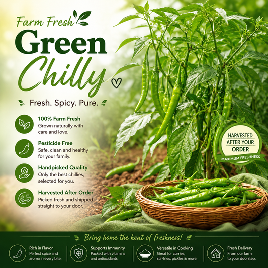 Farm Fresh Green Chilli