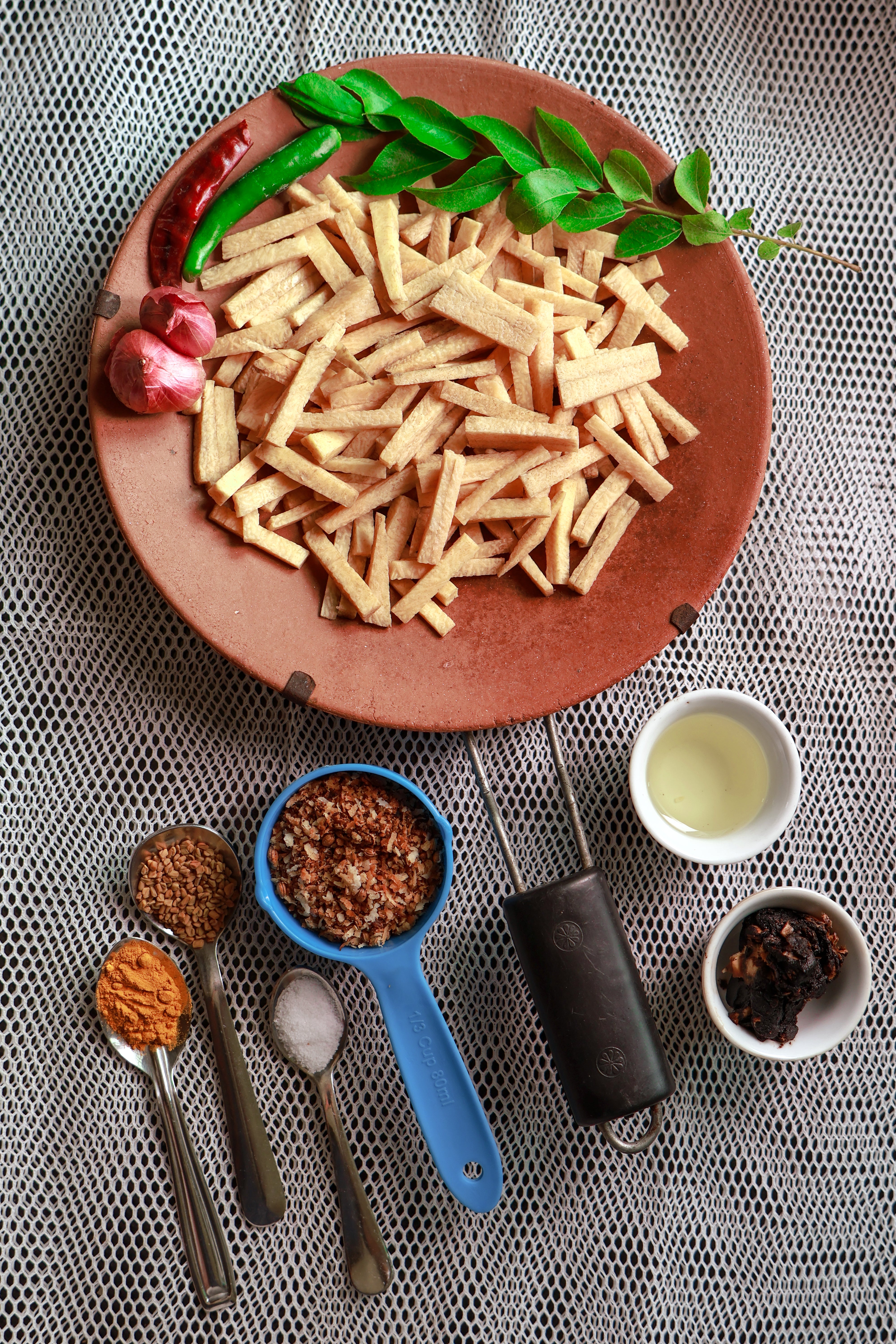Fresh Chena Theeyal Cut Vegetables with all ingredients- Ready To Cook ...