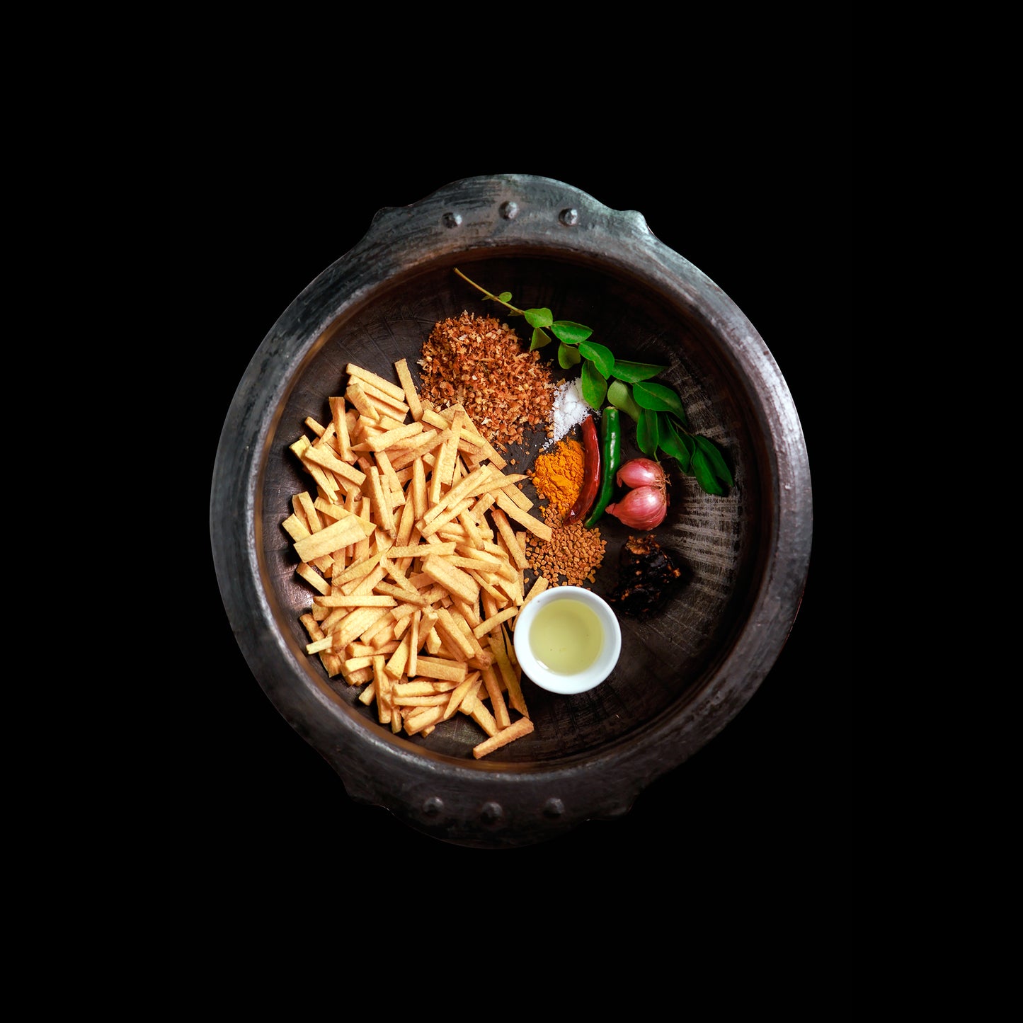 Fresh Chena Theeyal Cut Vegetables   with all ingredients- Ready To Cook -(4 Pax) - Q123