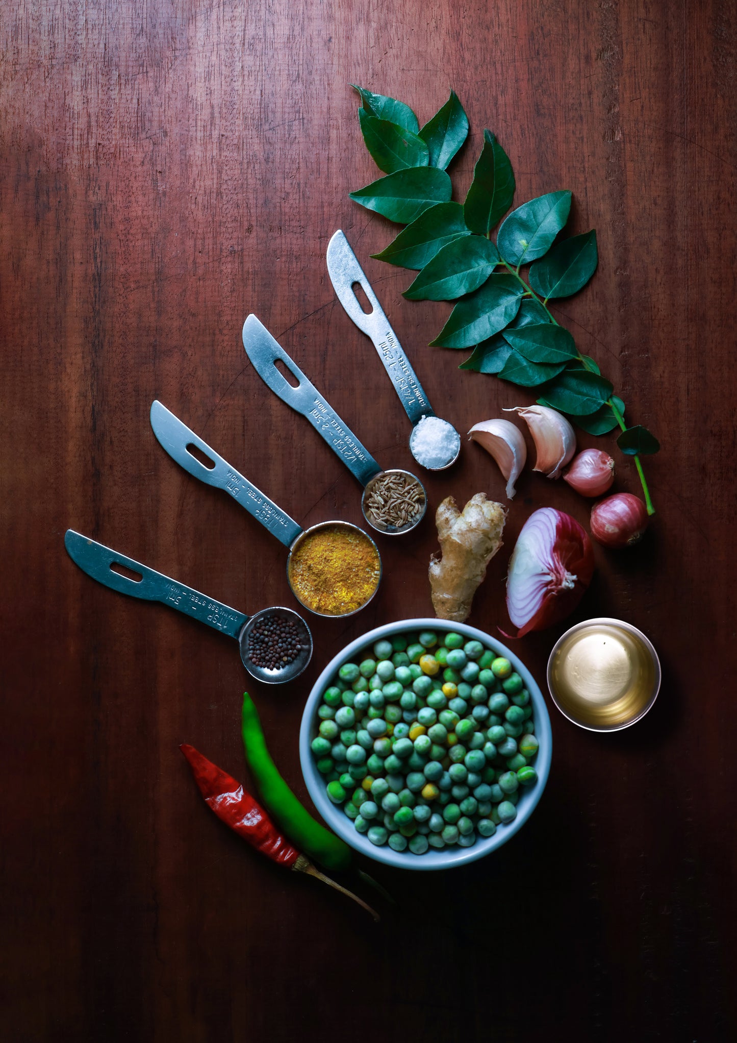 Fresh Greenpeas curry Mix with all ingredients - Ready To Cook  - (4 Pax) - Q128