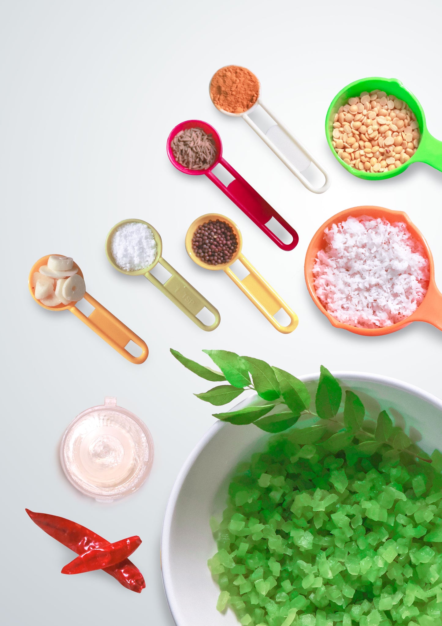 Padavalanga Parippu Thoran Fresh Cut Vegetables with all ingredients - Ready To Cook - (4 Pax) - Q101