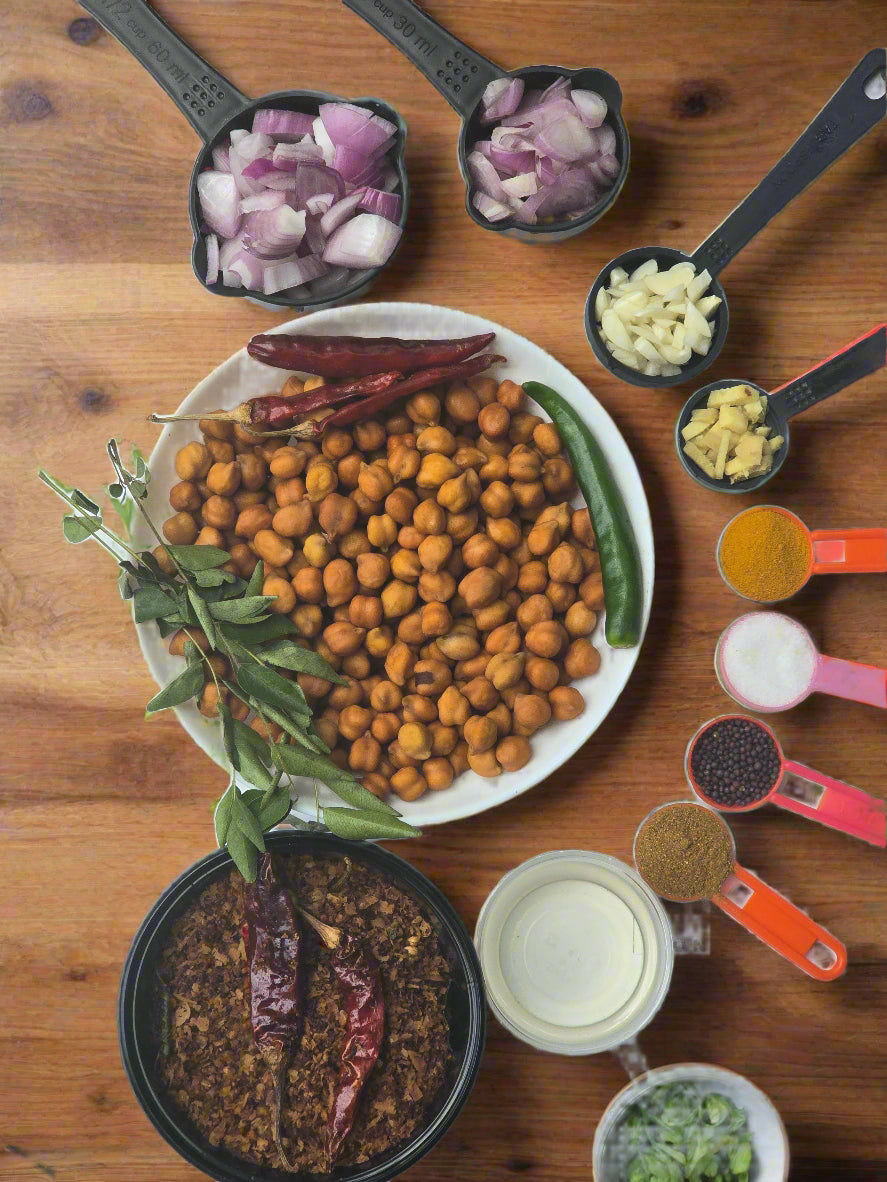 Ready To Cook  Kadala Curry with all ingredients - (4 Pax) - Q117