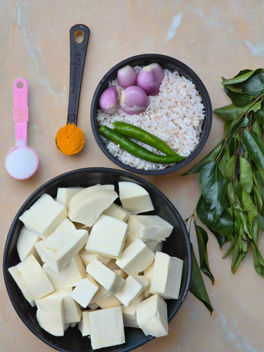 Pacha Kappa Vevichathu - Ready To Cook - (4 Pax) - Q132