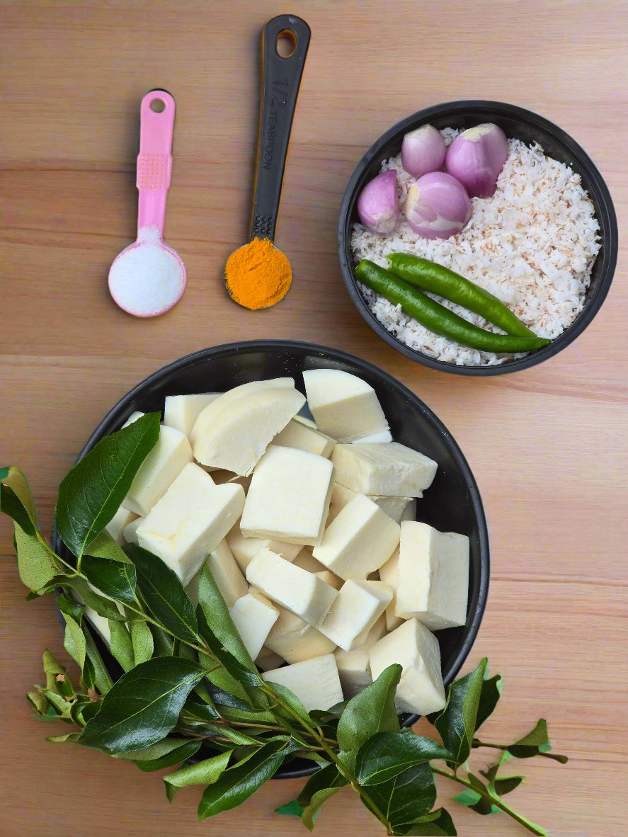 Pacha Kappa Vevichathu - Ready To Cook - (4 Pax) - Q132