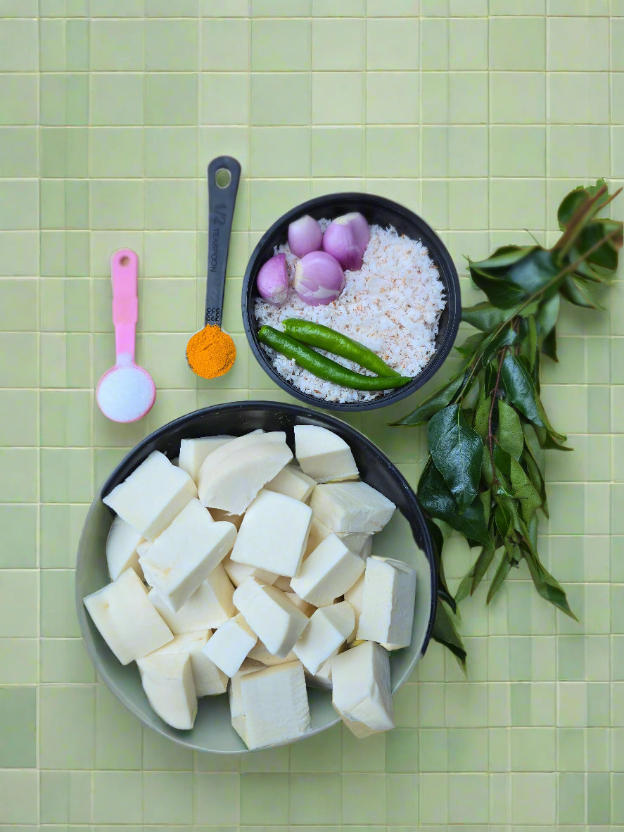 Pacha Kappa Vevichathu - Ready To Cook - (4 Pax) - Q132