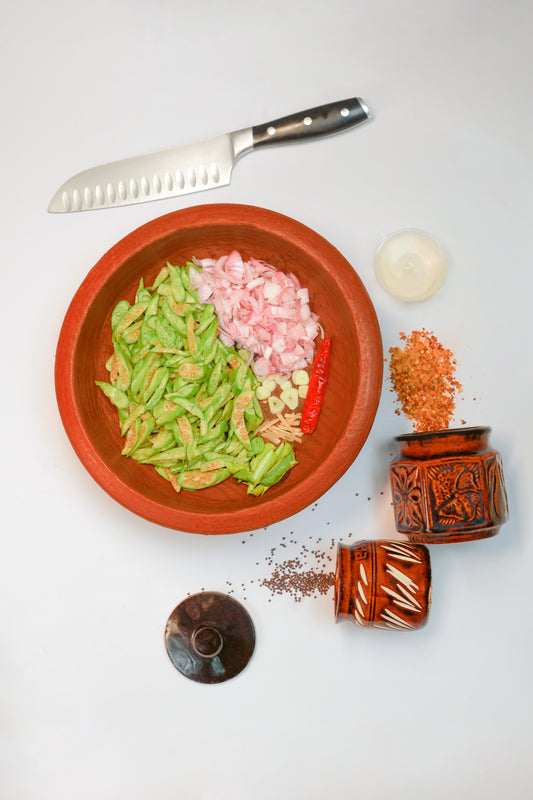 Fresh Kovakka Mezhukkuperatty  with all ingredients - Ready To Cook (4 Pax) - Q126