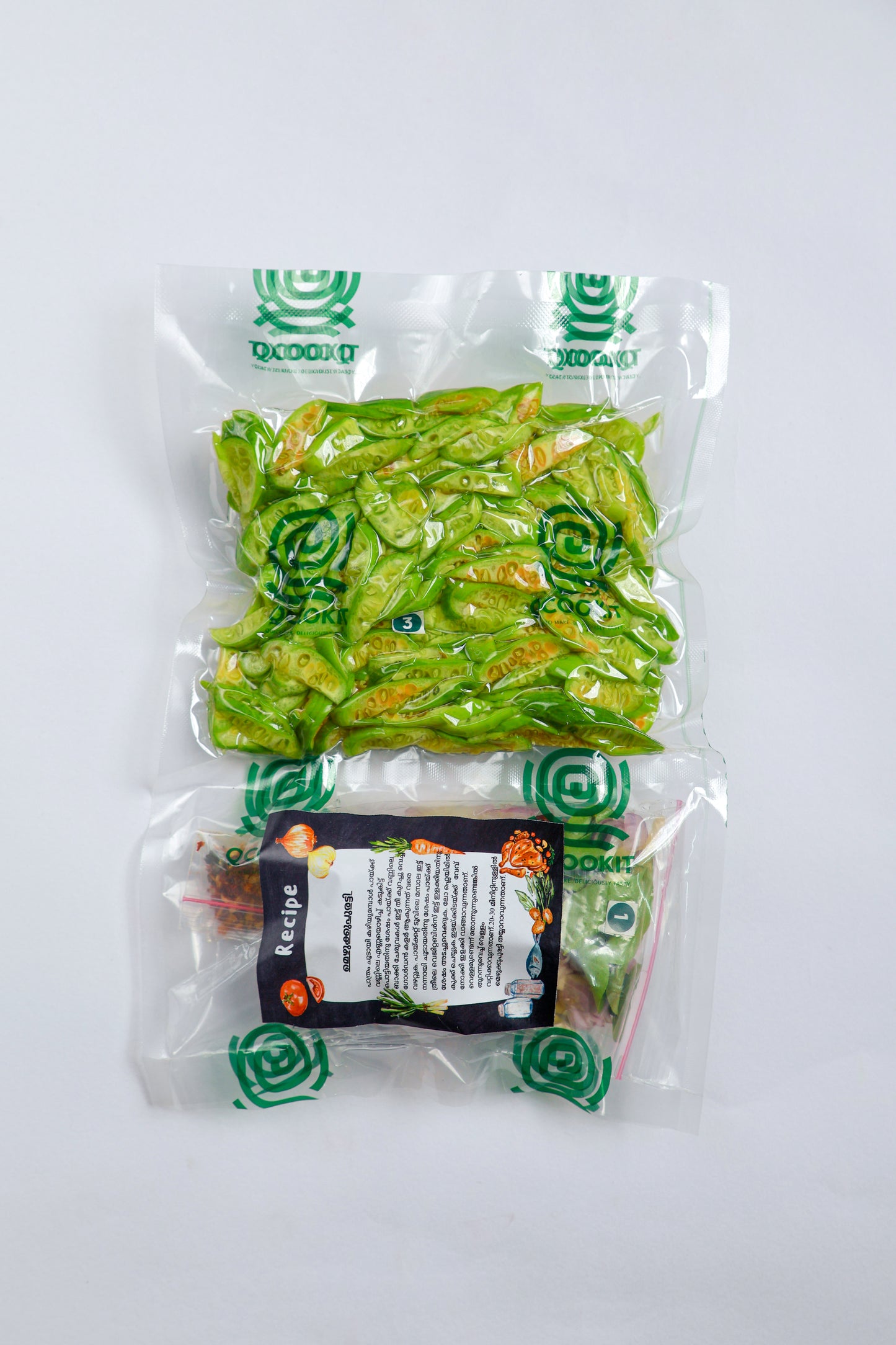 Fresh Kovakka Mezhukkuperatty  with all ingredients - Ready To Cook (4 Pax) - Q126