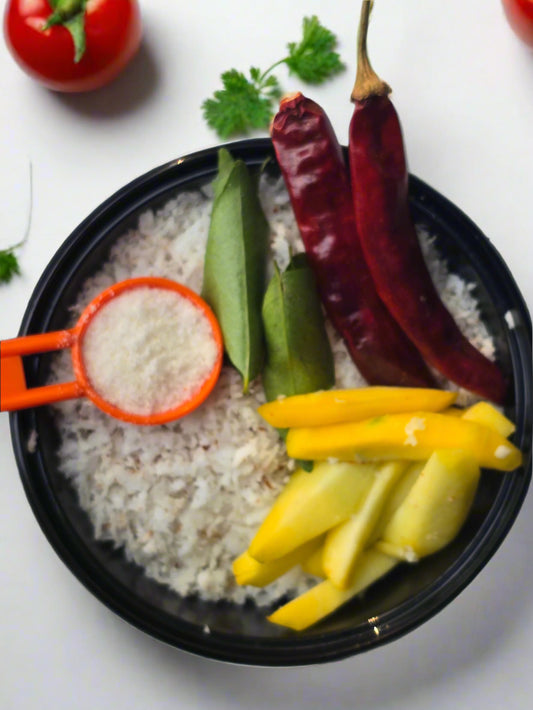 Mango Dry chilly Chammanthi with all ingredients - Ready To Cook - (4 Pax) - Q143