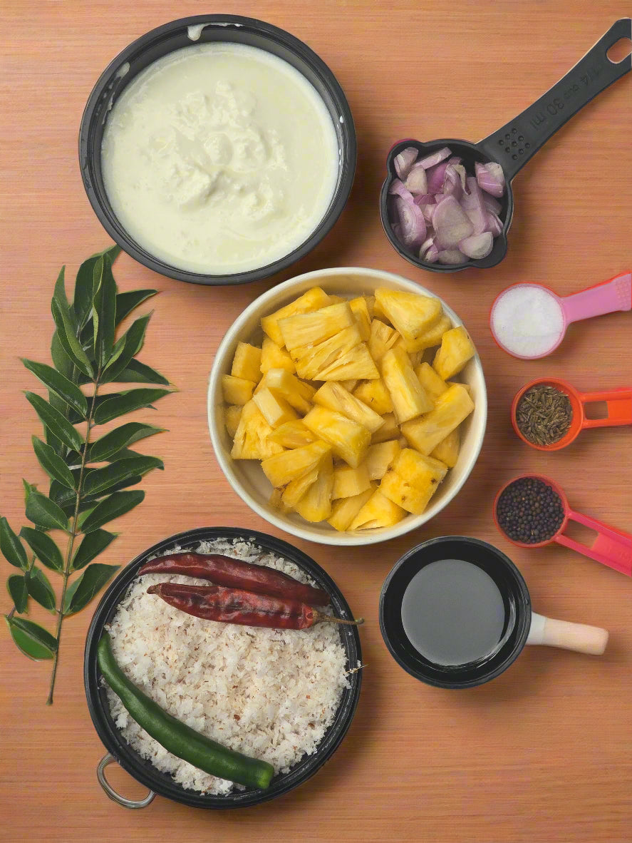 Pineapple Pachadi Cut with all ingredients - Ready To Cook -Q151