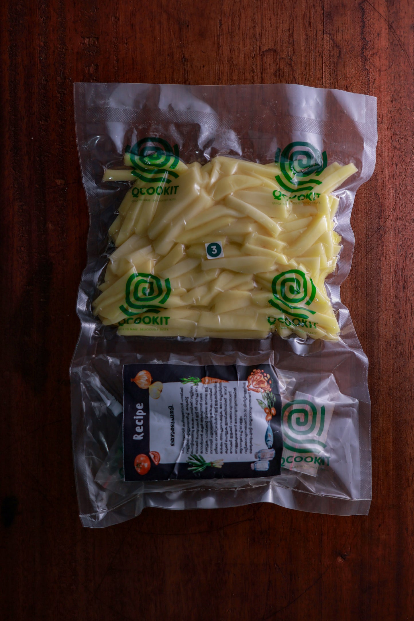 Fresh Potato Mezhukkuperatty Cut Vegetables  with all ingredients- Ready To Cook -(4 Pax) - Q124