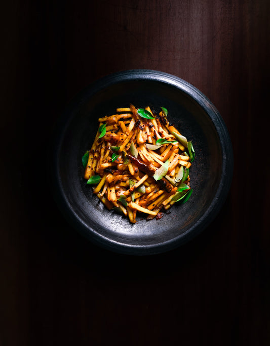 Fresh Potato Mezhukkuperatty Cut Vegetables  with all ingredients- Ready To Cook -(4 Pax) - Q124