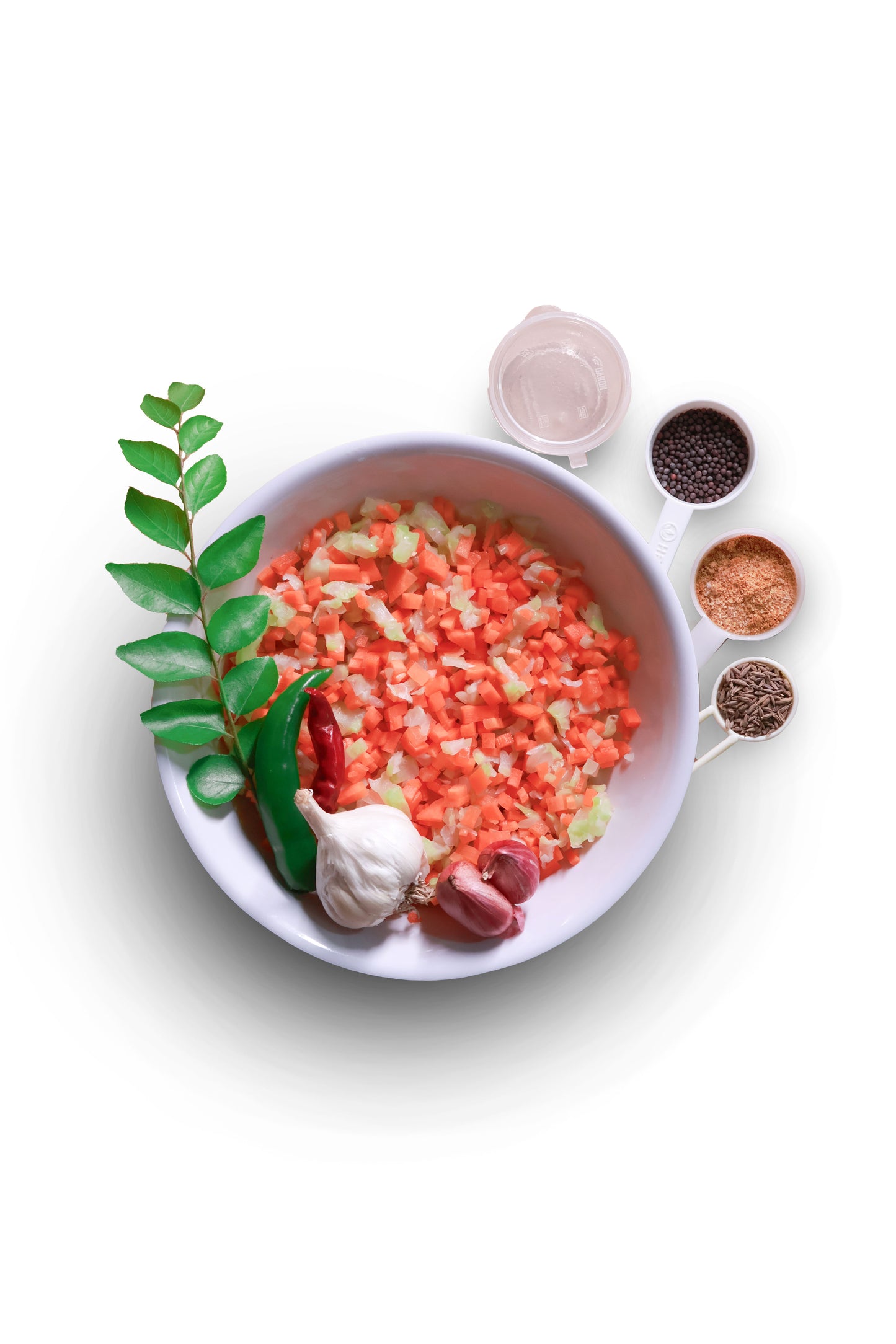 Fresh Mixed Thoran Vegetables Cut with all ingredients - Ready To Cook - (4 Pax) - Q118