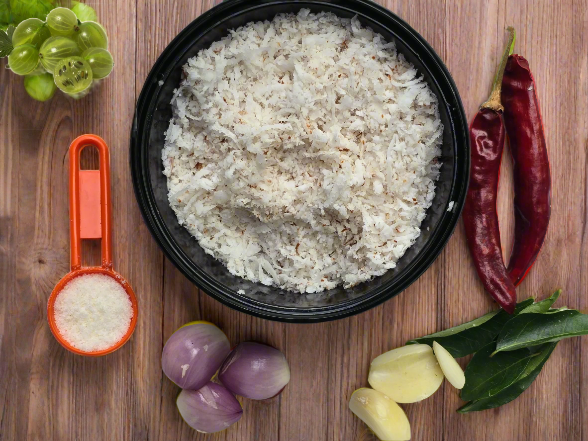 Nellikka Chammanthi with all ingredients - Ready To Cook - (4 Pax) - Q157