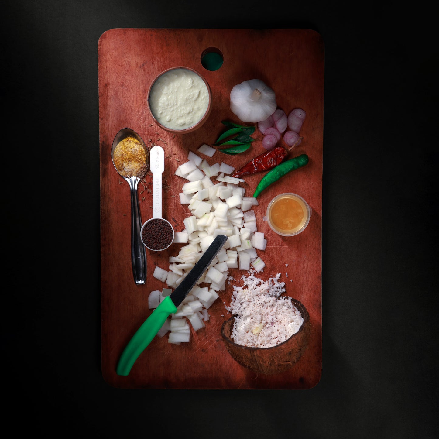 Fresh Vellarikka Pachadi  Cut Vegetables with all ingredients- Ready To Cook - (4 Pax) - Q121