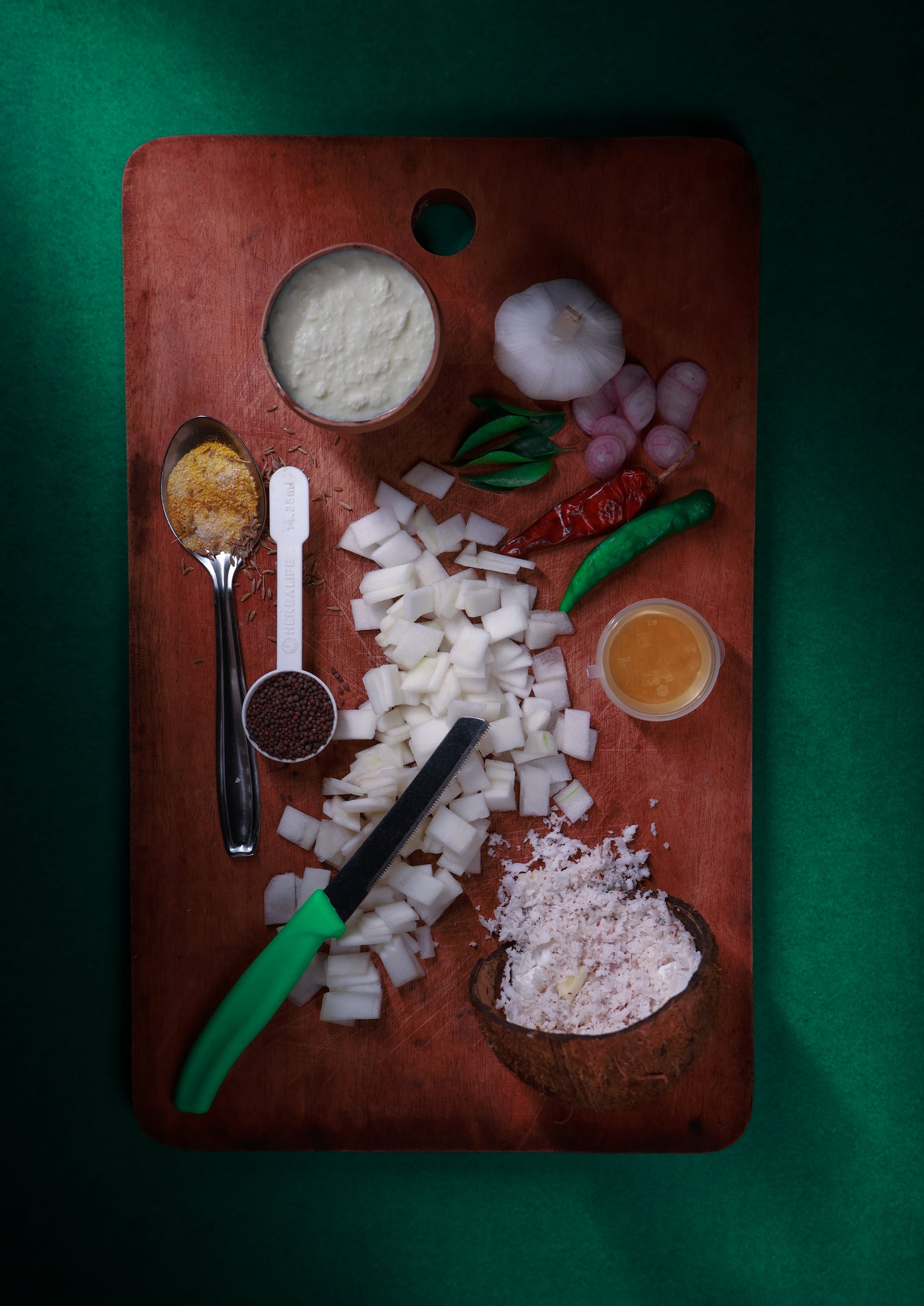 Fresh Vellarikka Pachadi  Cut Vegetables with all ingredients- Ready To Cook - (4 Pax) - Q121